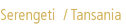 Serengeti  / Tansania